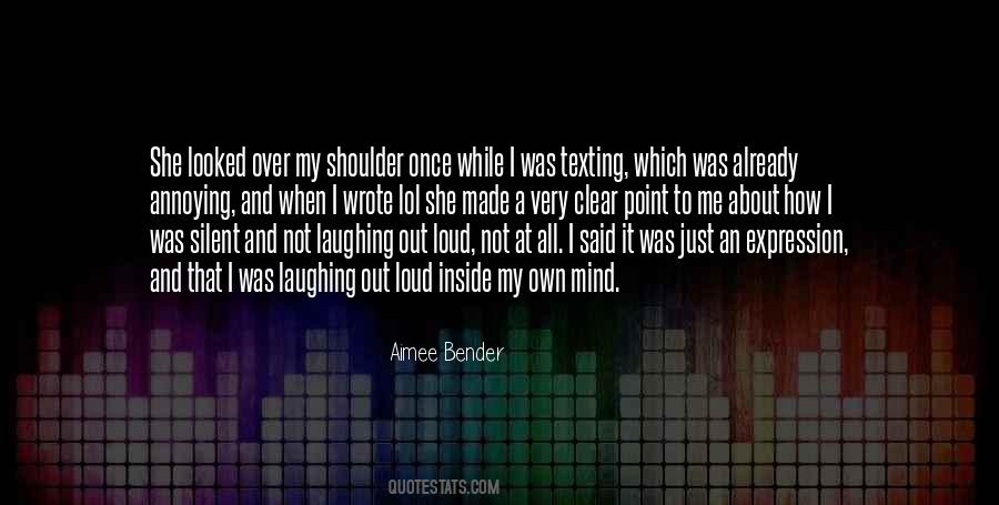 Aimee Bender Quotes #27420