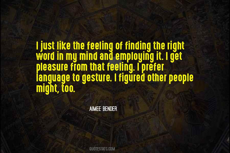 Aimee Bender Quotes #876633