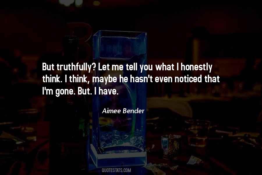 Aimee Bender Quotes #913458