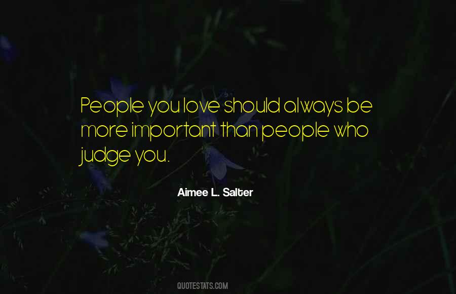Aimee L. Salter Quotes #762754