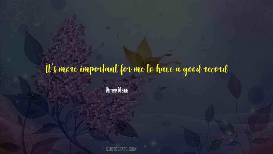 Aimee Mann Quotes #844600