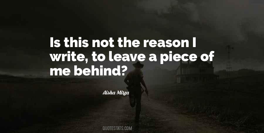 Aisha Mirza Quotes #541652