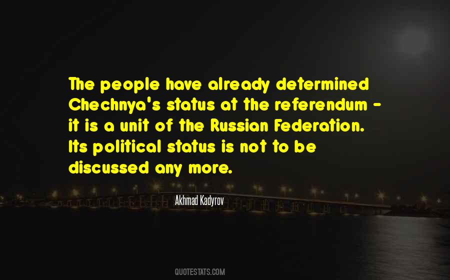 Akhmad Kadyrov Quotes #1353358