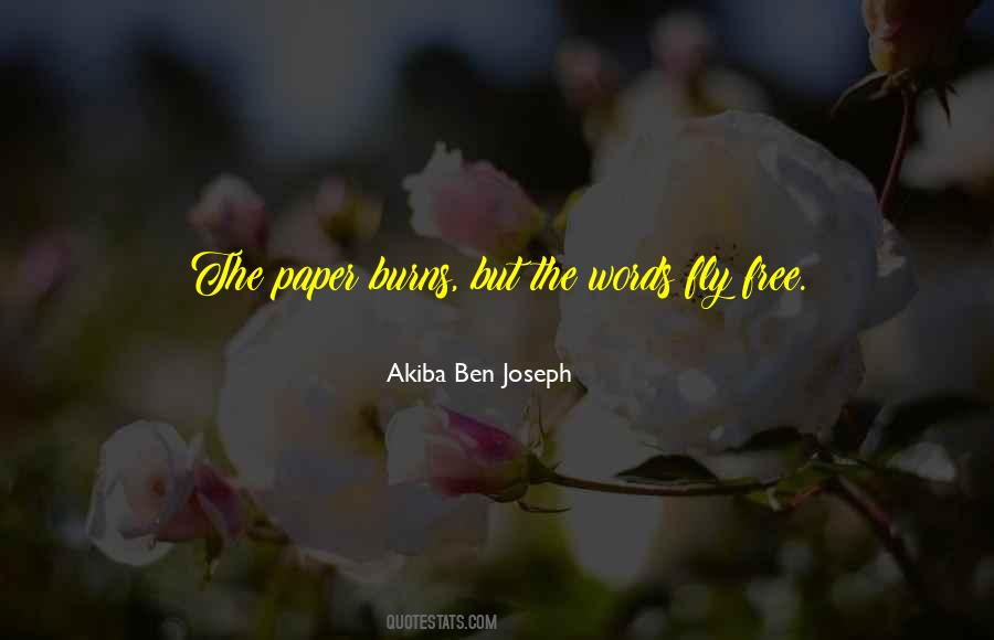 Akiba Ben Joseph Quotes #77797