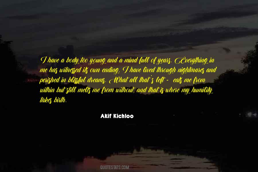 Akif Kichloo Quotes #1499495