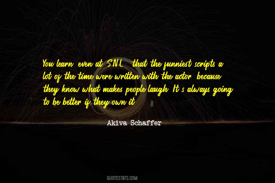 Akiva Schaffer Quotes #1221597