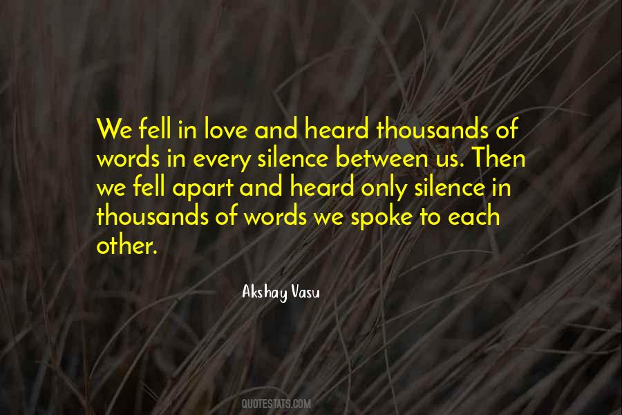Akshay Vasu Quotes #1827017
