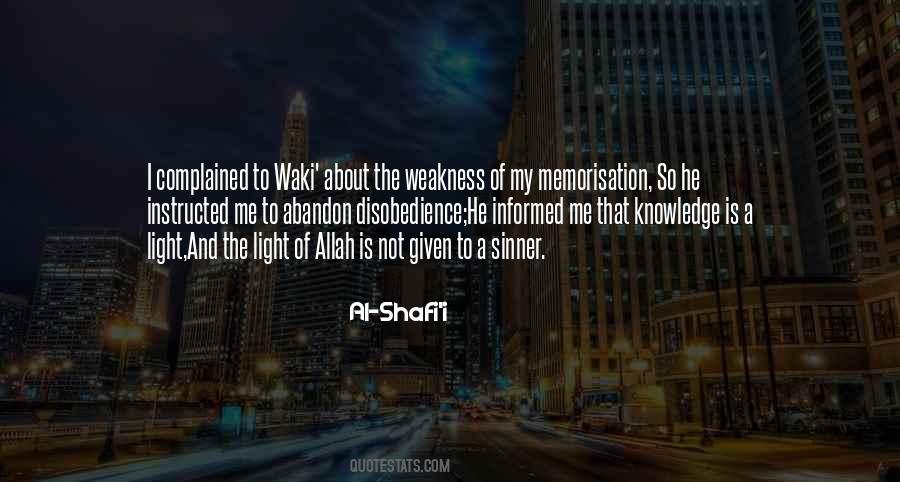 Al-Shafi'i Quotes #1265345