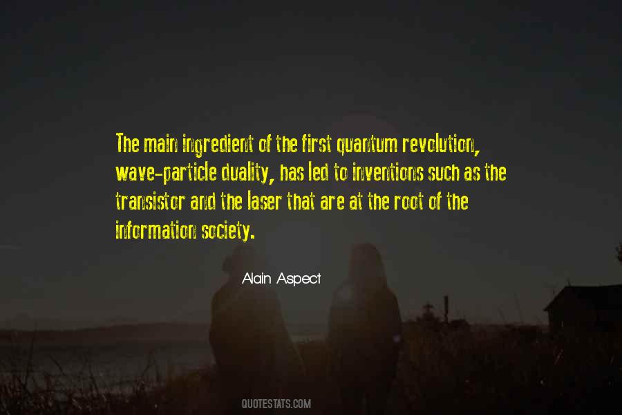 Alain Aspect Quotes #1459452