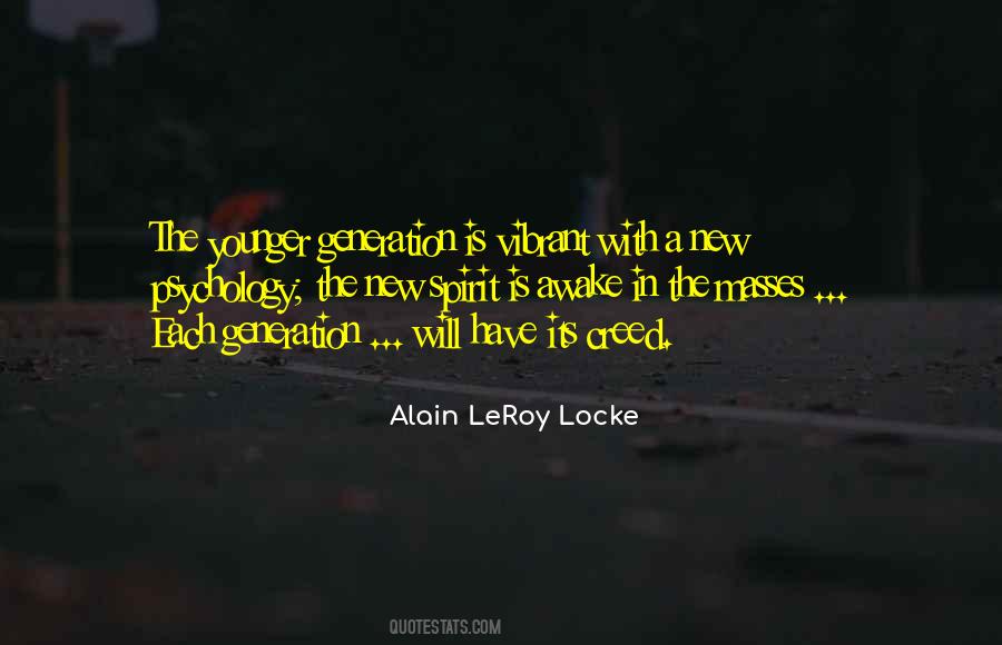 Alain LeRoy Locke Quotes #410080