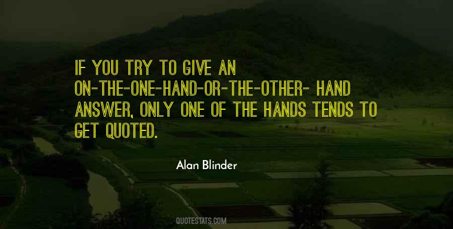 Alan Blinder Quotes #1467302