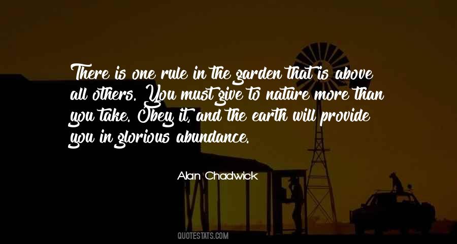 Alan Chadwick Quotes #981091