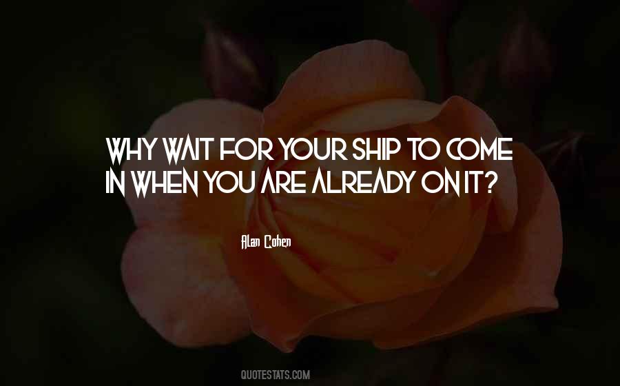 Alan Cohen Quotes #442135