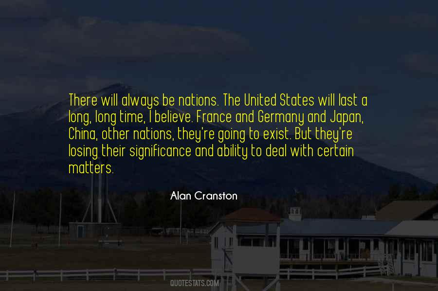 Alan Cranston Quotes #181691