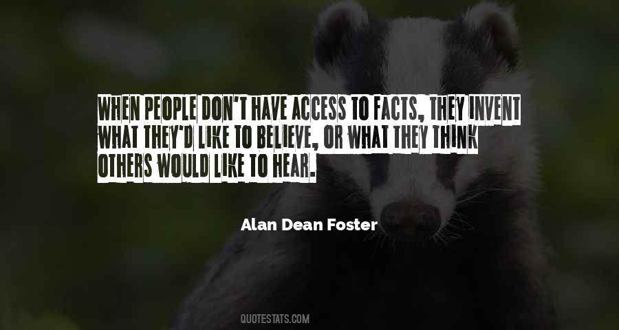 Alan Dean Foster Quotes #423939