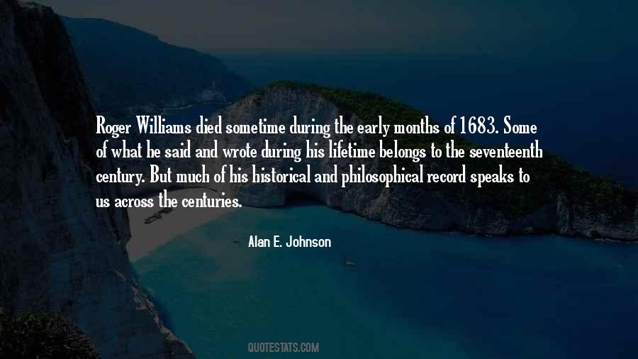 Alan E. Johnson Quotes #1148064