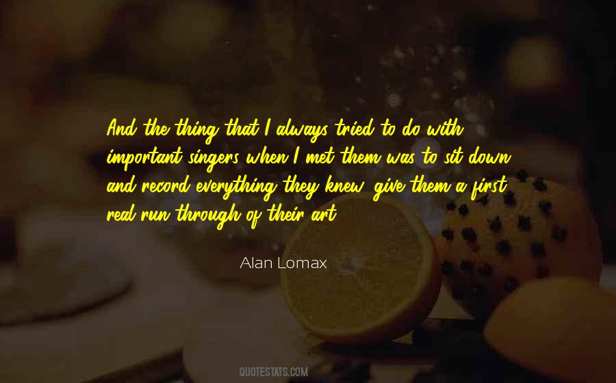 Alan Lomax Quotes #1176133