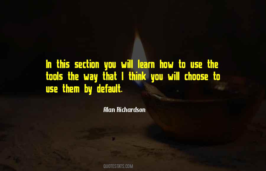 Alan Richardson Quotes #974714