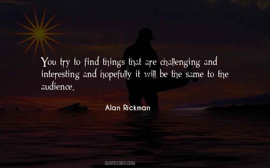 Alan Rickman Quotes #1153912
