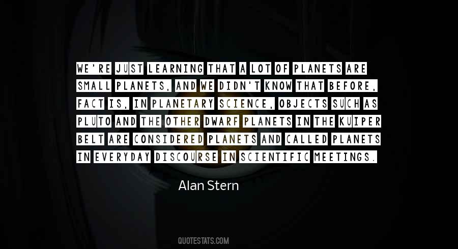 Alan Stern Quotes #88027