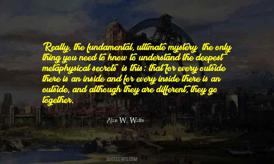 Alan W. Watts Quotes #1483679