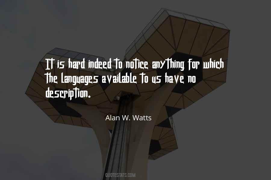 Alan W. Watts Quotes #154114