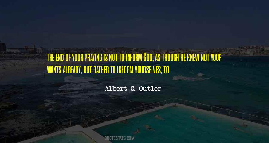 Albert C. Outler Quotes #44050