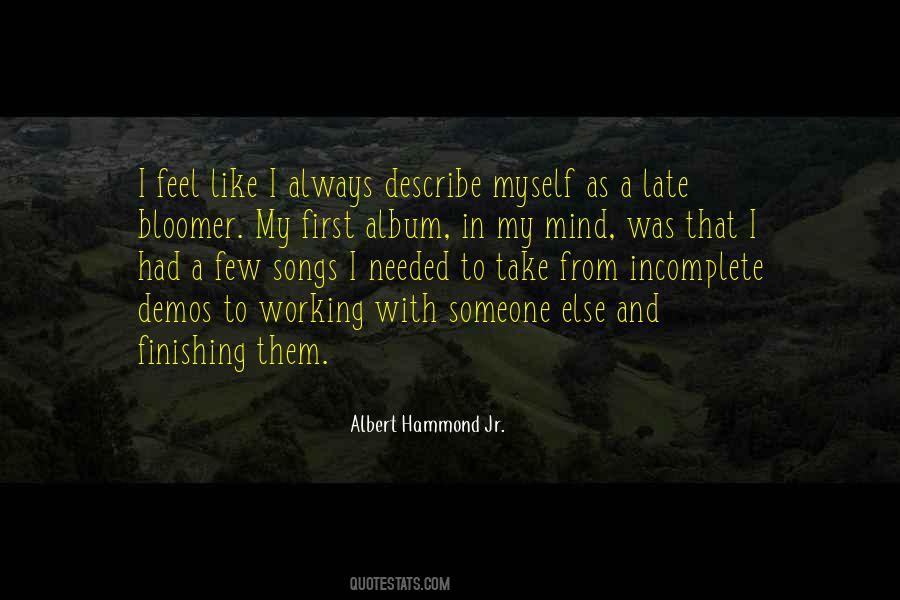 Albert Hammond Jr. Quotes #482041