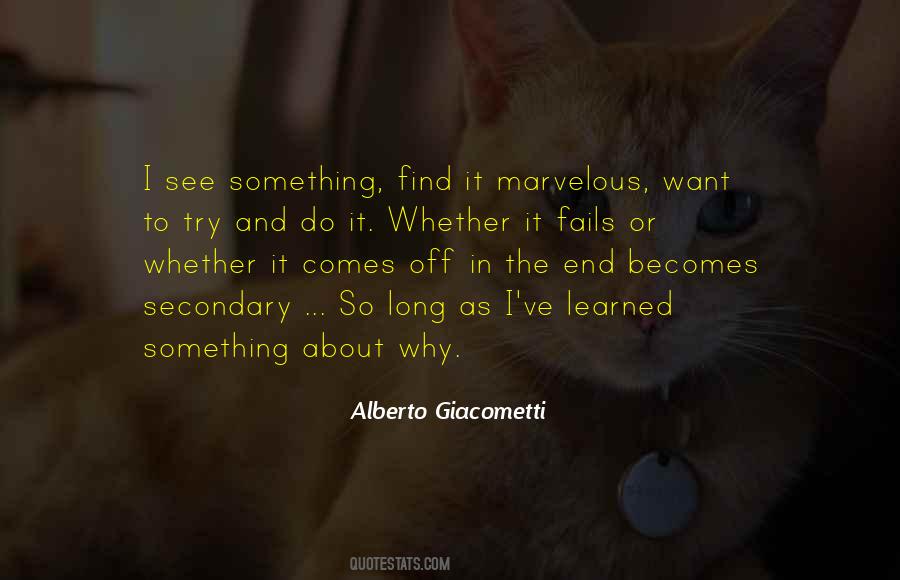 Alberto Giacometti Quotes #86048