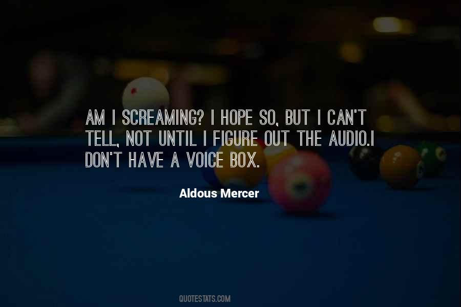 Aldous Mercer Quotes #1249686