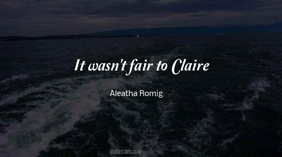 Aleatha Romig Quotes #1188025