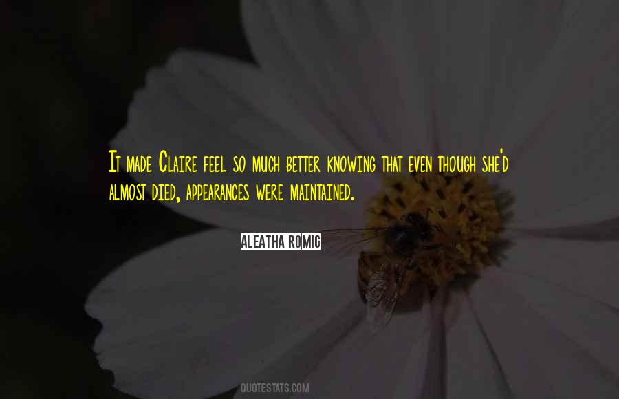 Aleatha Romig Quotes #137668