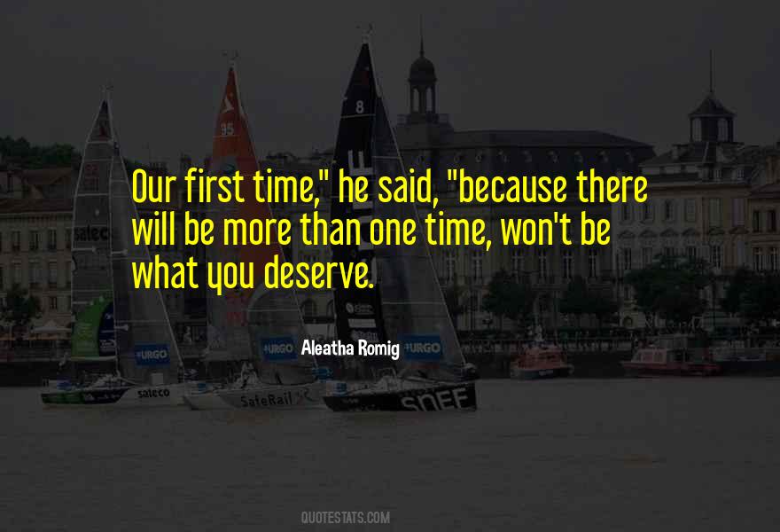 Aleatha Romig Quotes #980346