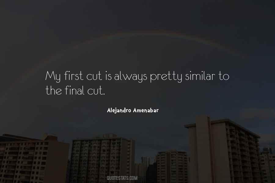 Alejandro Amenabar Quotes #502438