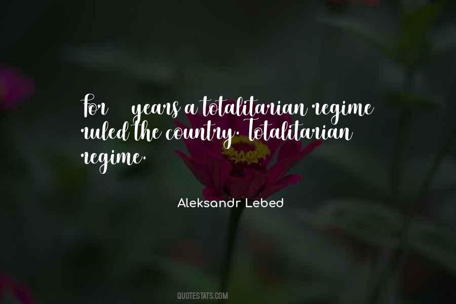 Aleksandr Lebed Quotes #1545491