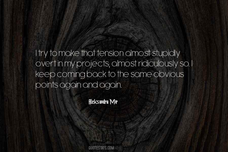 Aleksandra Mir Quotes #179503