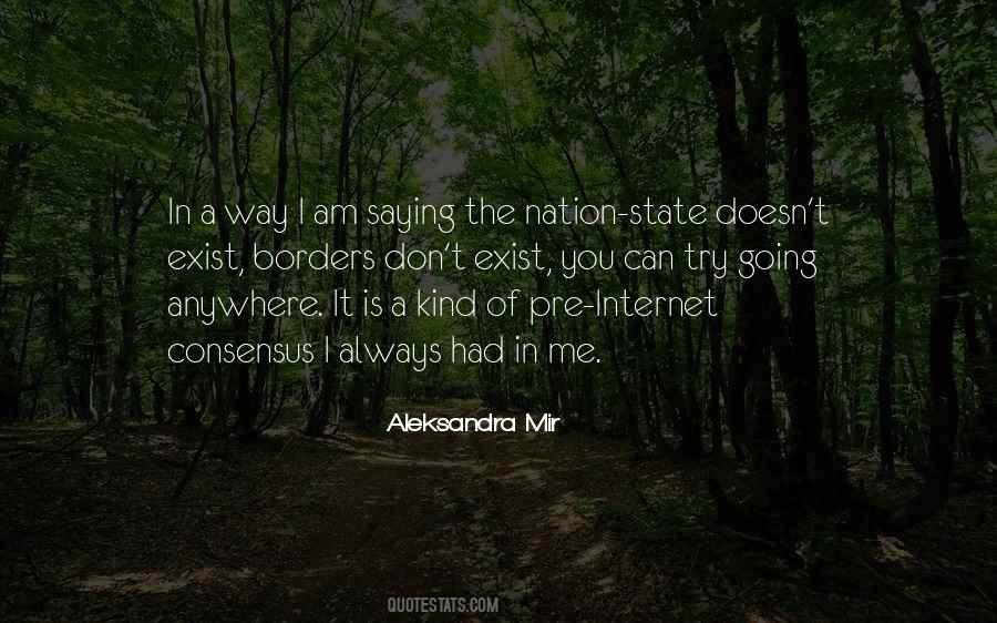 Aleksandra Mir Quotes #307729