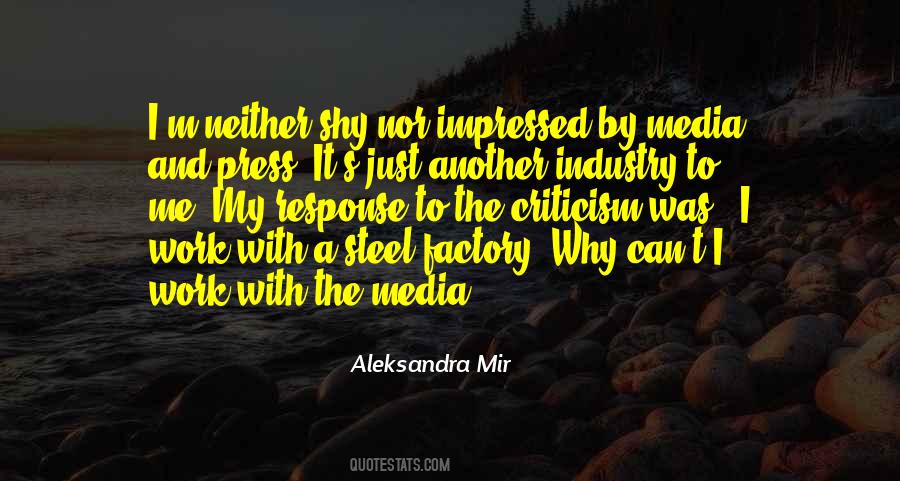 Aleksandra Mir Quotes #407810