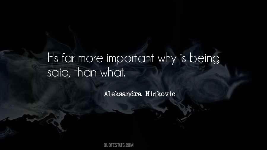 Aleksandra Ninkovic Quotes #1163013