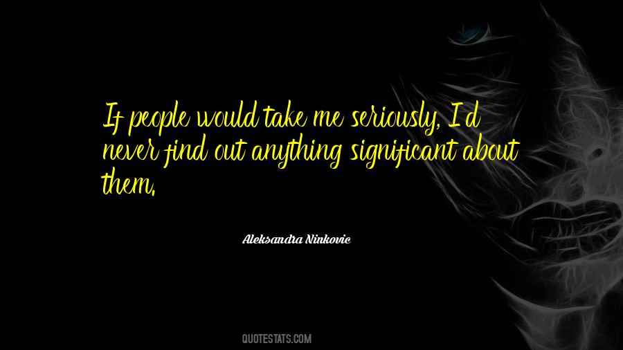 Aleksandra Ninkovic Quotes #1804374