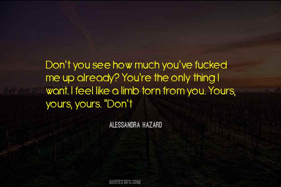 Alessandra Hazard Quotes #1191380