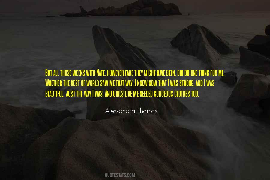 Alessandra Thomas Quotes #204888