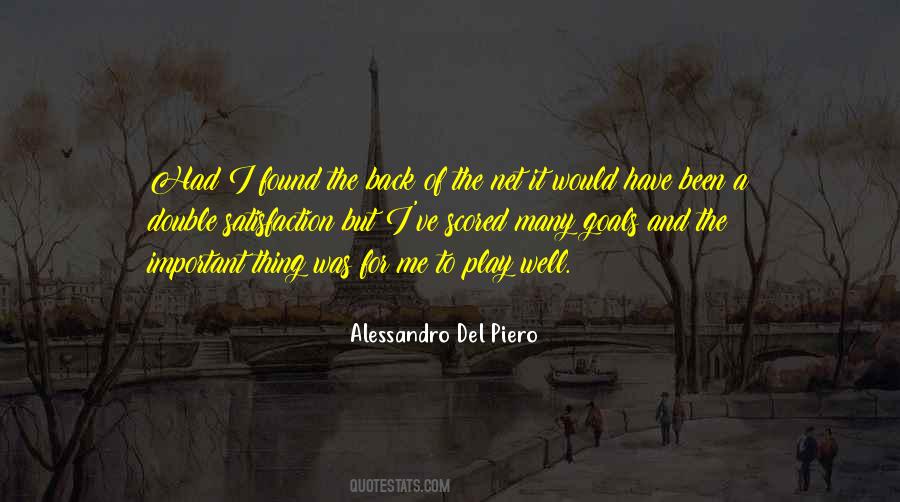Alessandro Del Piero Quotes #818127