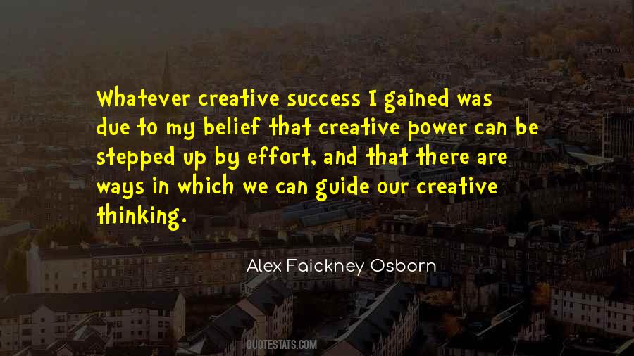 Alex Faickney Osborn Quotes #1011881