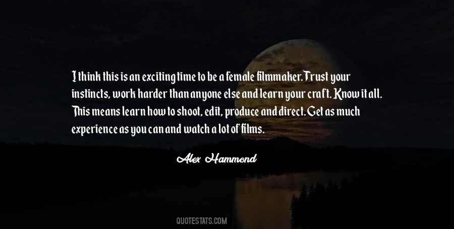 Alex Hammond Quotes #162834