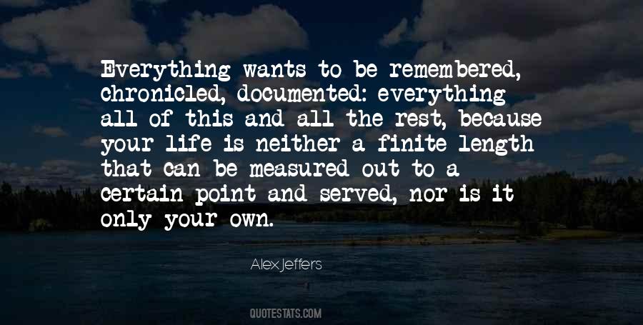 Alex Jeffers Quotes #455389