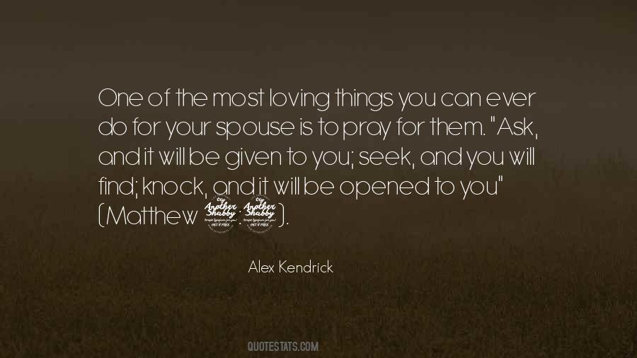 Alex Kendrick Quotes #20766