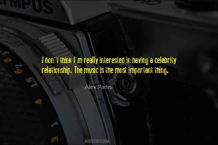 Alex Parks Quotes #953938