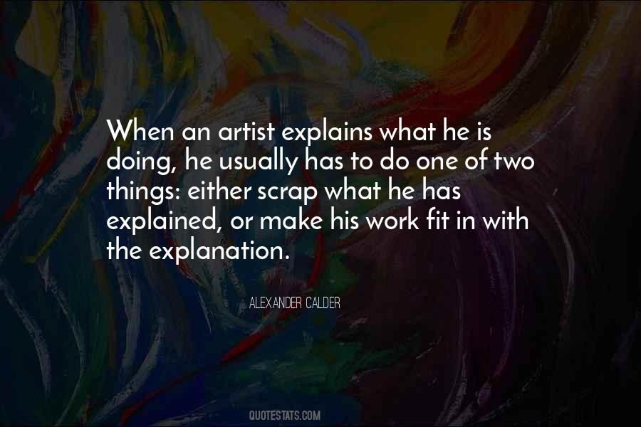 Alexander Calder Quotes #176126