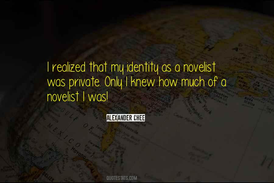 Alexander Chee Quotes #1861154